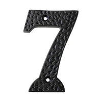 Number IR831 Modern, Country, Serif House Number, Black