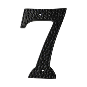 Number IR831 Modern, Country, Serif House Number, Black