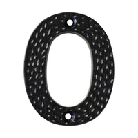 Number IR831 Modern, Farmhouse, Serif House Number, Black