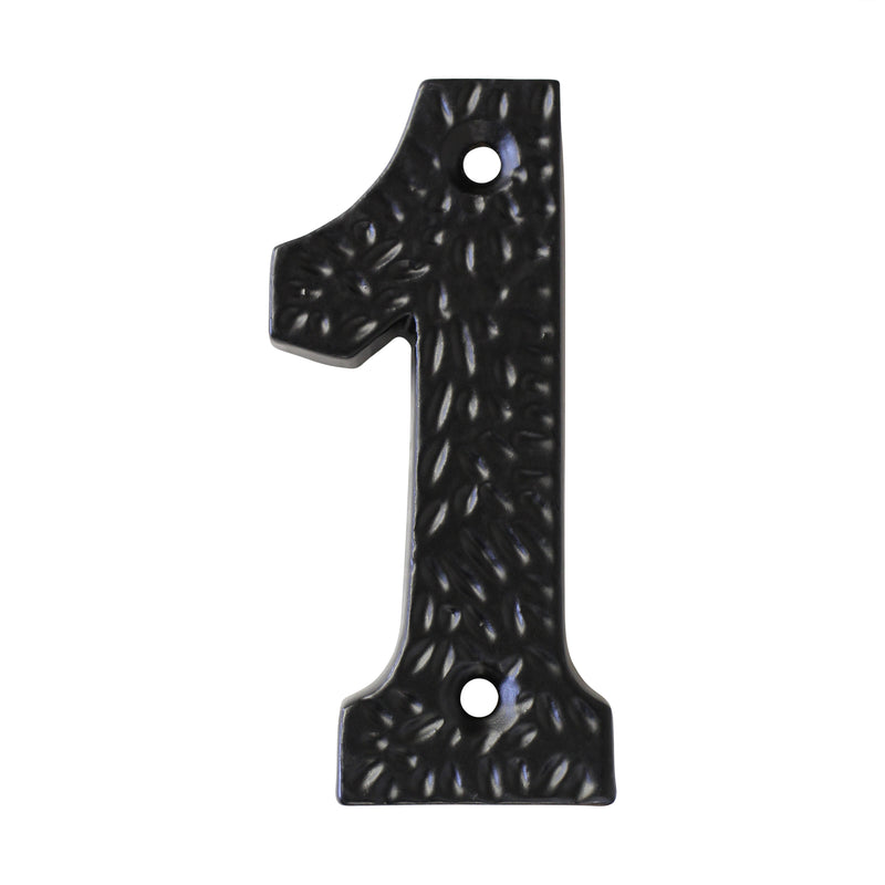 Number IR831 Modern, Farmhouse, Serif House Number, Black