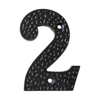 Number IR831 Modern, Farmhouse, Serif House Number, Black