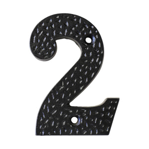 Number IR831 Modern, Farmhouse, Serif House Number, Black