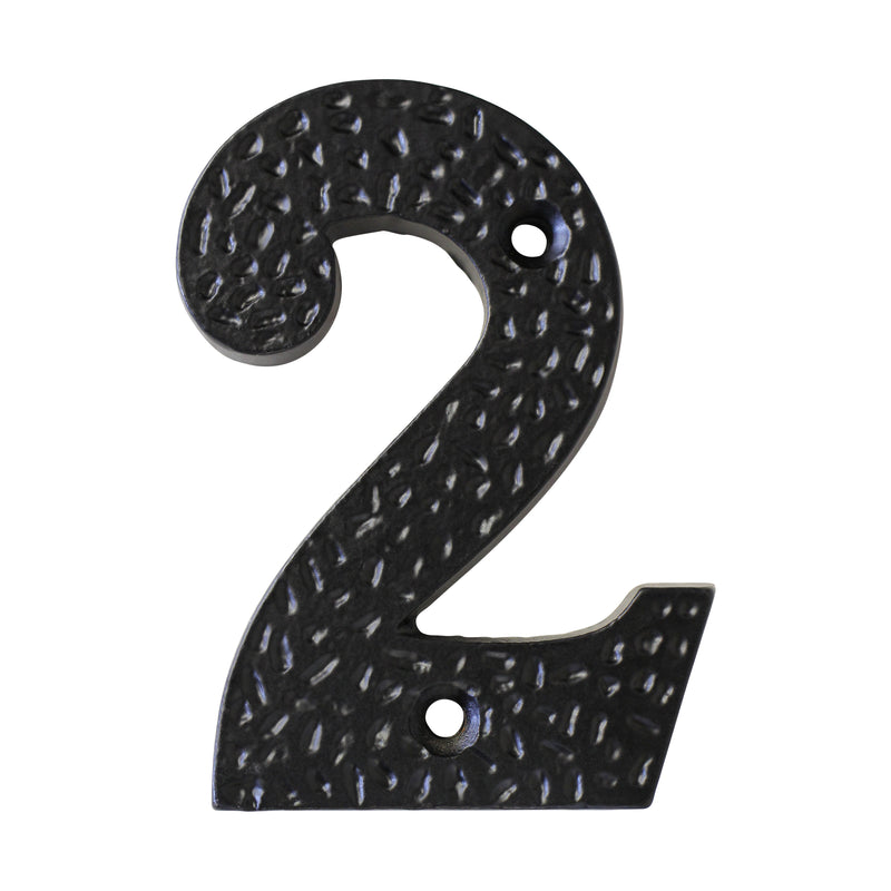 Number IR831 Modern, Farmhouse, Serif House Number, Black
