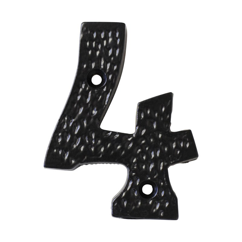 Number IR831 Modern, Farmhouse, Serif House Number, Black