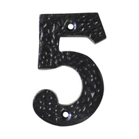 Number IR831 Modern, Farmhouse, Serif House Number, Black