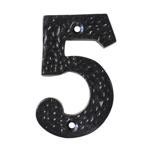 Number IR831 Modern, Farmhouse, Serif House Number, Black