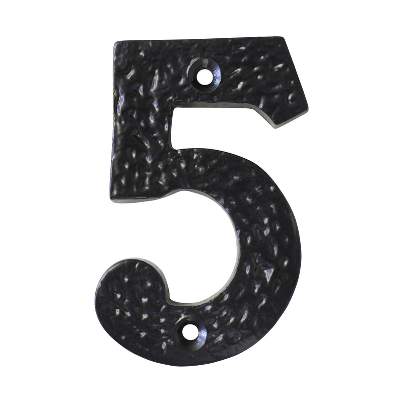 Number IR831 Modern, Farmhouse, Serif House Number, Black