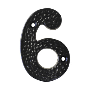 Number IR831 Modern, Farmhouse, Serif House Number, Black