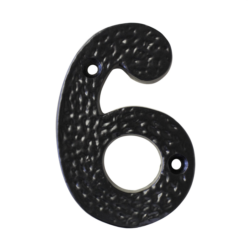 Number IR831 Modern, Farmhouse, Serif House Number, Black
