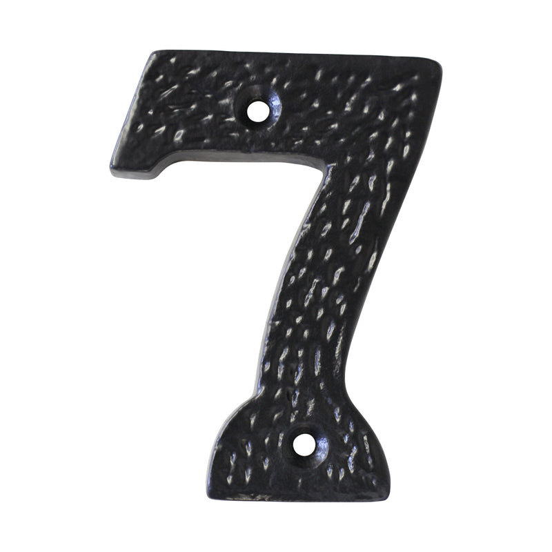 Number IR831 Modern, Farmhouse, Serif House Number, Black