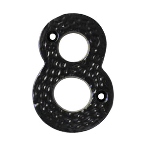 Number IR831 Modern, Farmhouse, Serif House Number, Black
