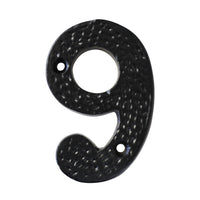 Number IR831 Modern, Farmhouse, Serif House Number, Black