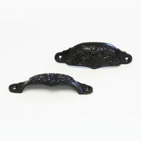 [Pull IR8350] Solid Cast Iron Vintage Spanish Cup Pull (4 Inch)