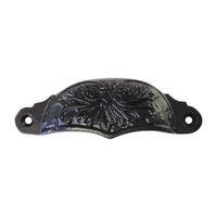 Pull IR8350 Vintage Spanish Cup Pull, Antique Brass