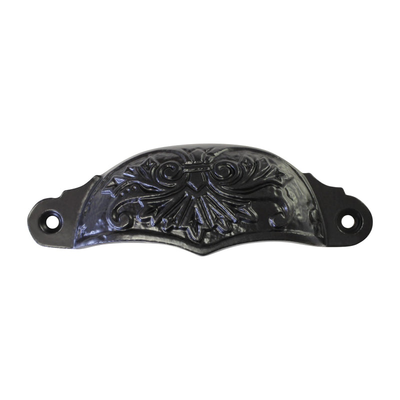 Pull IR8350 Vintage Spanish Cup Pull, Antique Brass