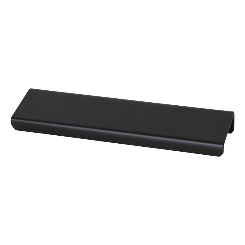 Pull SS161 Modern Industrial Flat Finger Edge Pull, Brushed Gold