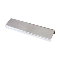Pull SS161 Modern Industrial Flat Finger Edge Pull, Brushed Gold