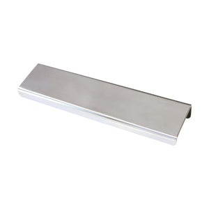 Pull SS161 Modern Industrial Flat Finger Edge Pull, Brushed Gold