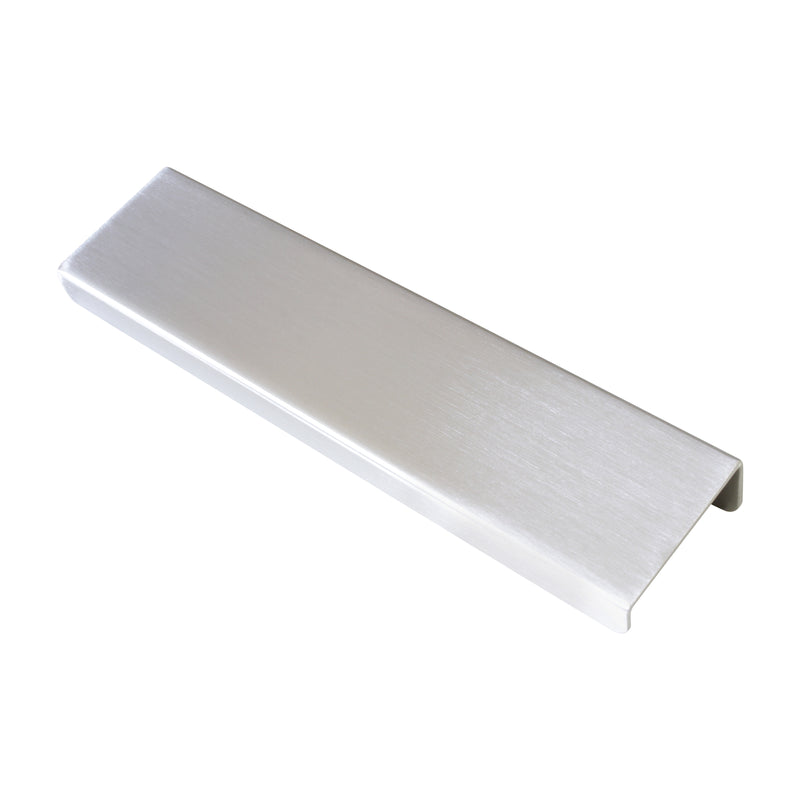 Pull SS161 Modern Industrial Flat Finger Edge Pull, Brushed Gold