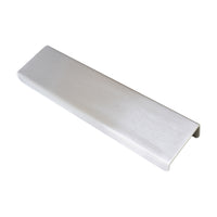 Pull SS161 Modern Industrial Flat Finger Edge Pull, Brushed Gold
