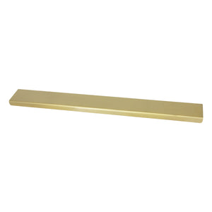 Pull SS161 Modern Industrial Flat Finger Edge Pull, Brushed Gold