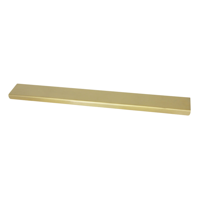Pull SS161 Modern Industrial Flat Finger Edge Pull, Brushed Gold