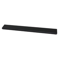 Pull SS161 Modern Industrial Flat Finger Edge Pull, Brushed Gold