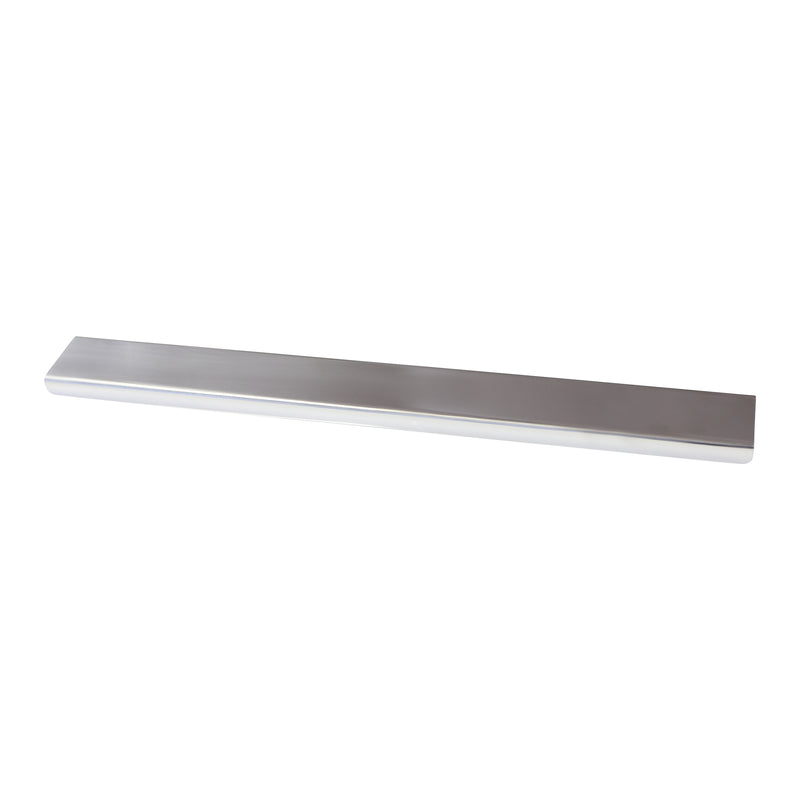 Pull SS161 Modern Industrial Flat Finger Edge Pull, Brushed Gold