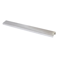Pull SS161 Modern Industrial Flat Finger Edge Pull, Brushed Gold