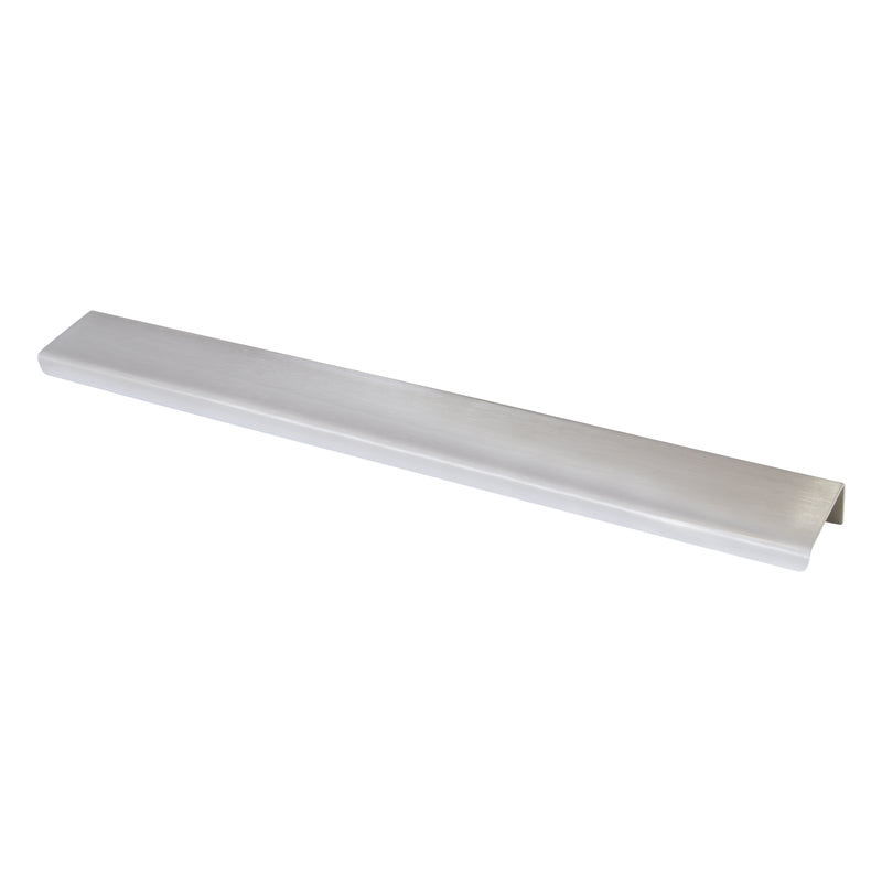 Pull SS161 Modern Industrial Flat Finger Edge Pull, Brushed Gold