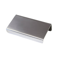 Pull SS161 Modern Industrial Flat Finger Edge Pull, Brushed Gold