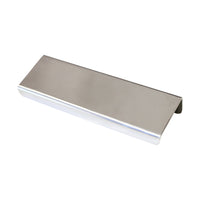 Pull SS161 Modern Industrial Flat Finger Edge Pull, Brushed Gold