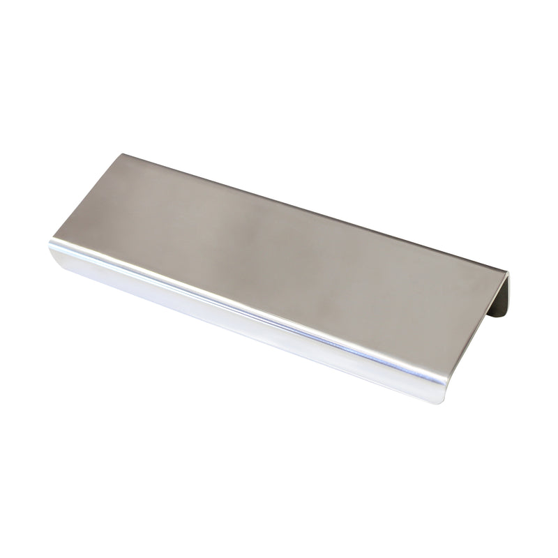 Pull SS161 Modern Industrial Flat Finger Edge Pull, Brushed Gold