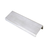 Pull SS161 Modern Industrial Flat Finger Edge Pull, Brushed Gold