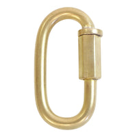 Quicklink BR01 Threaded Screw Lock Quicklink, Antique Brass