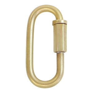 Quicklink BR01 Threaded Screw Lock Quicklink, Antique Brass