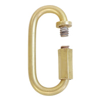 Quicklink BR01 Threaded Screw Lock Quicklink, Antique Brass