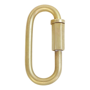 Quick-Link BR01 Threaded, Screw Lock Quick Link, Antique Brass