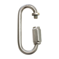 Quicklink BR01 Threaded Screw Lock Quicklink, Antique Brass