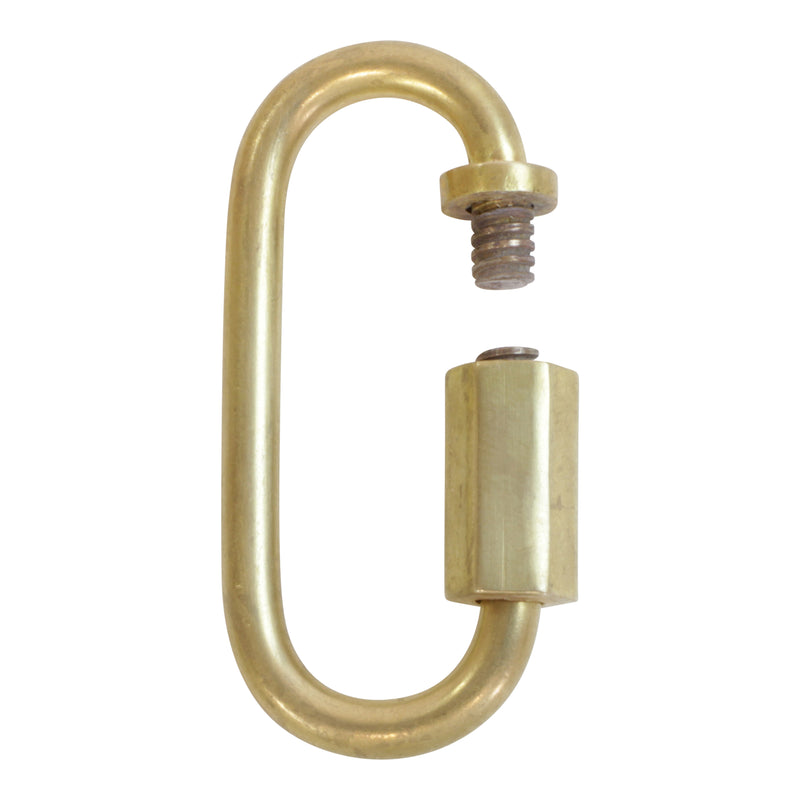 Quicklink BR01 Threaded Screw Lock Quicklink, Antique Brass