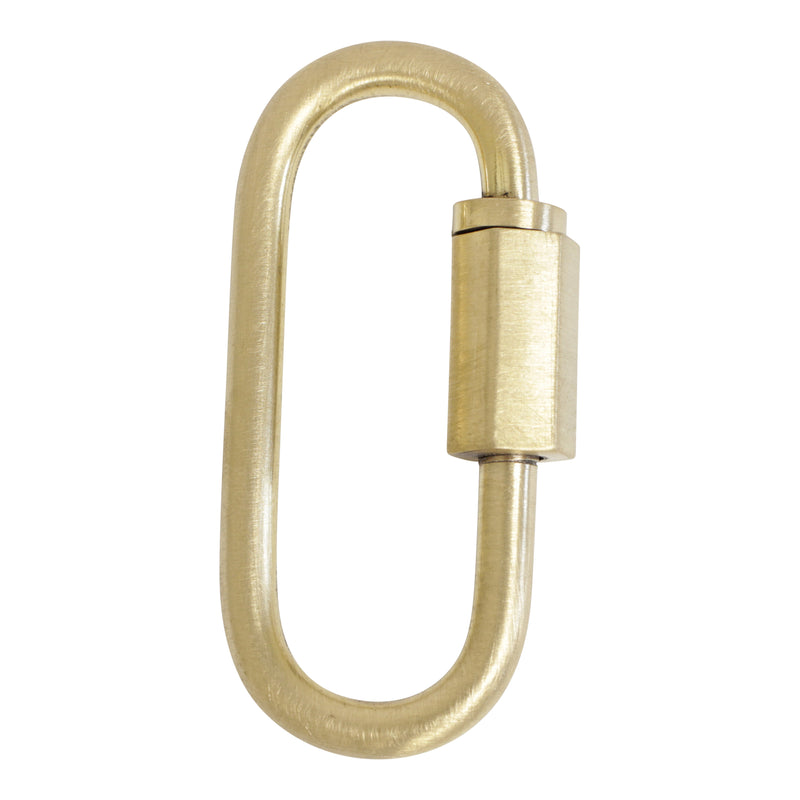 Quicklink BR01 Threaded Screw Lock Quicklink, Antique Brass