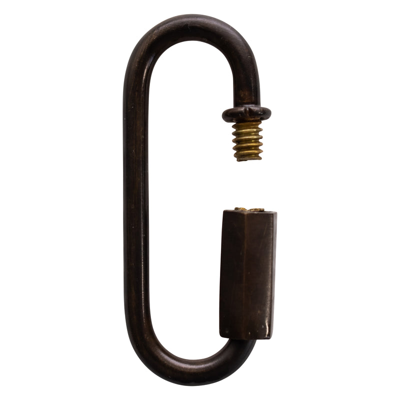 Quicklink BR01 Threaded Screw Lock Quicklink, Antique Brass