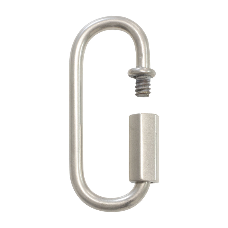 Quicklink BR01 Threaded Screw Lock Quicklink, Antique Brass