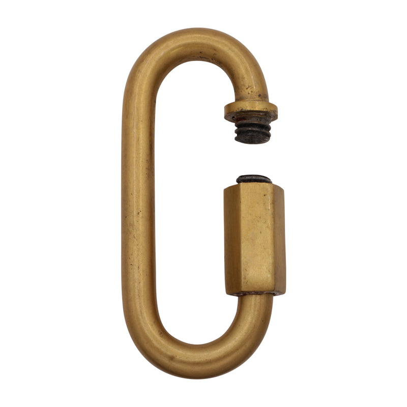 Quicklink BR01 Threaded Screw Lock Quicklink, Antique Brass