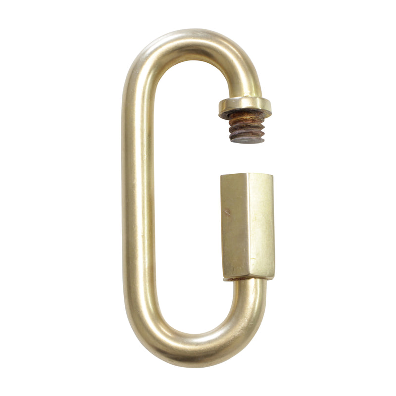 Quicklink BR01 Threaded Screw Lock Quicklink, Antique Brass