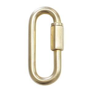 Quicklink BR01 Threaded Screw Lock Quicklink, Antique Brass