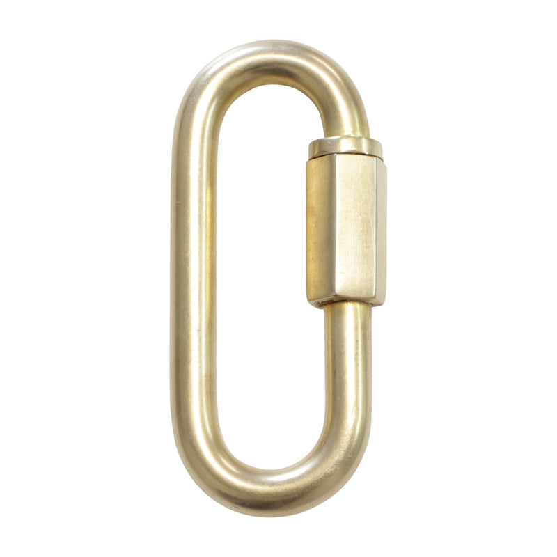 Quicklink BR01 Threaded Screw Lock Quicklink, Antique Brass