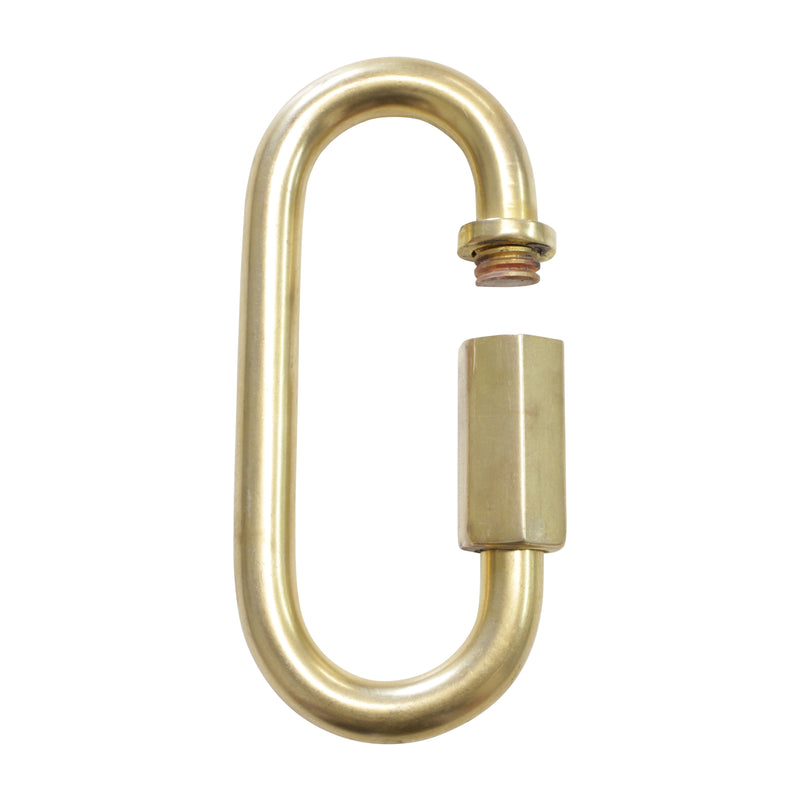 Quicklink BR01 Threaded Screw Lock Quicklink, Antique Brass