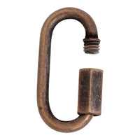 Quicklink ST04 Threaded Screw Lock Quicklink, Antique Brass