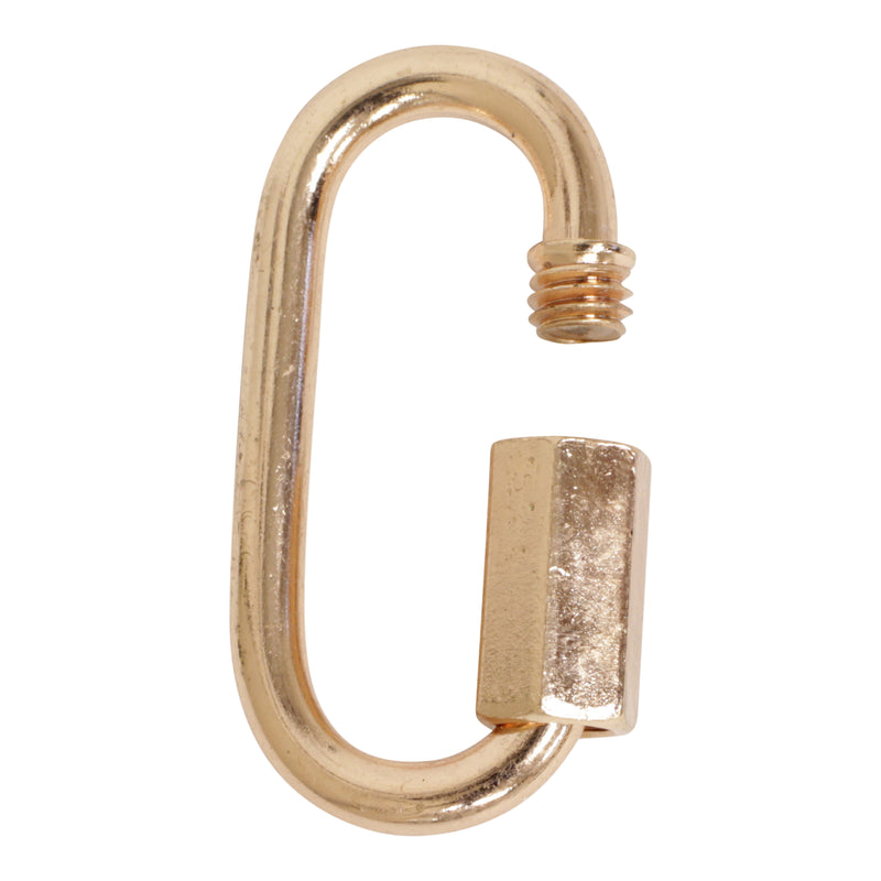 Quicklink ST04 Threaded Screw Lock Quicklink, Antique Brass